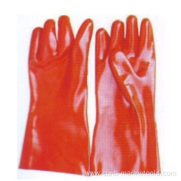Rubber coated cotton gloves